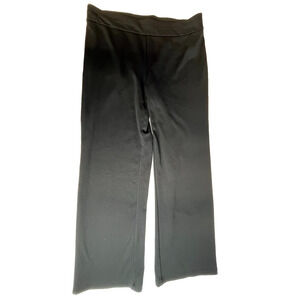 Lane Bryant On-The-Go Black Straight Mid-Rise Stretch Pull-on Pant 14/16 Tall